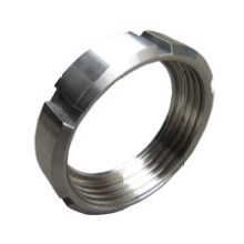 Stainless Steel Sanitary Pipe Fitting DIN Round Nut